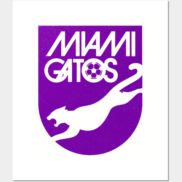 DEFUNCT - Miami Gatos Soccer Wall Art by LocalZonly